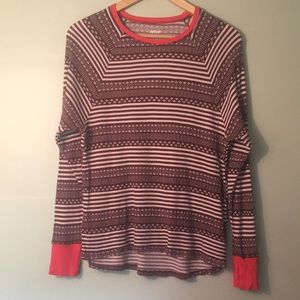 Aerie Fair Isle Striped Thermal